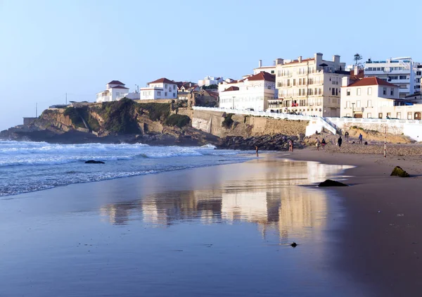 View of the old town on the ocean of the Atlantic Ocean — Stock Photo, Image