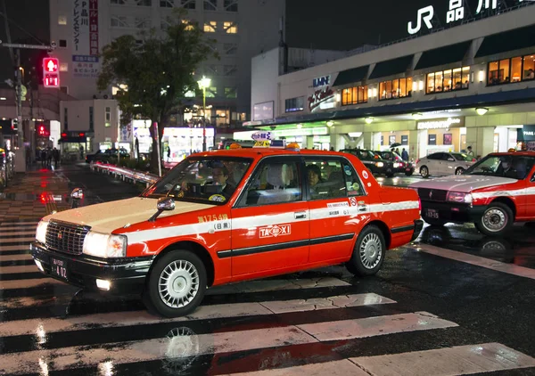 Taxi Tokyo autour de la gare de Shinagawa — Photo