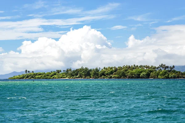 Bela Ilha Paraíso Lagoa Azul Grupo Leeward Das Ilhas Sociedade — Fotografia de Stock