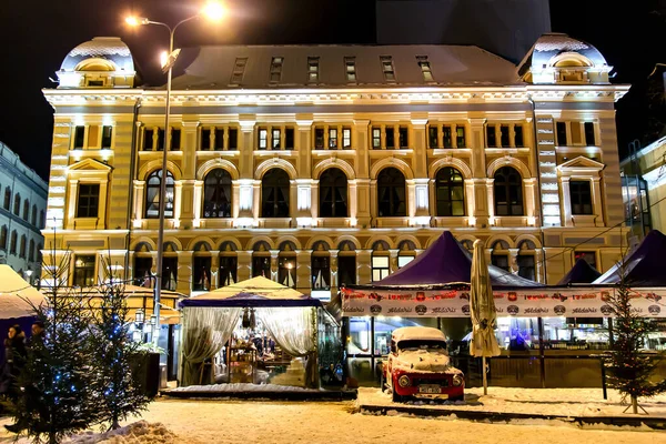 Latvia Riga Aralık 2018 Rus Tiyatrosu Art Nouveau Binası Riga — Stok fotoğraf