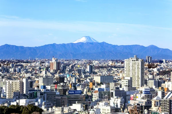 Japan Toio May 2016 富士山を望む東京の空の景色 東京は日本の首都です — ストック写真