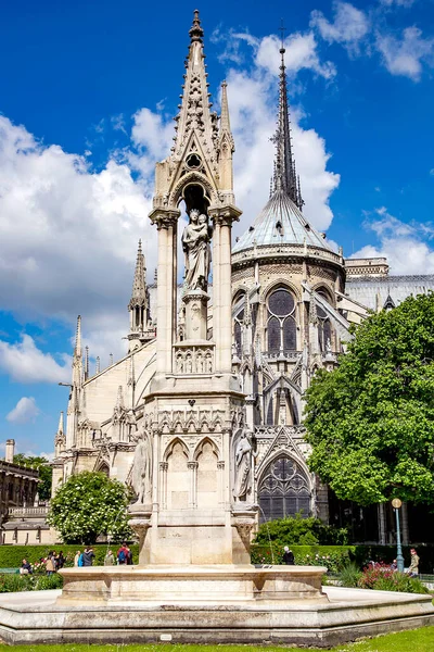 France Paris Mai 2014 Notre Dame Paris Cathédrale Notre Dame — Photo