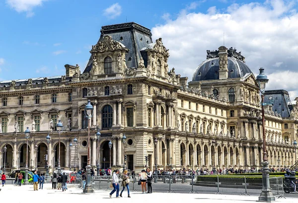 Europa Paris Mai 2015 Das Louvre Museum Ist Das Größte — Stockfoto