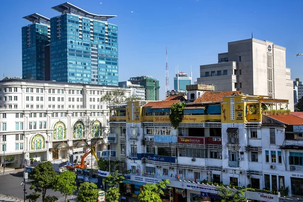 Asia Vietnam Hochiminh November Ноября 2014 Современные Отели Центре Города — стоковое фото