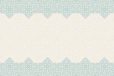 Sorunsuz sınır vektör Doğu tarzı süslü. Islam desen