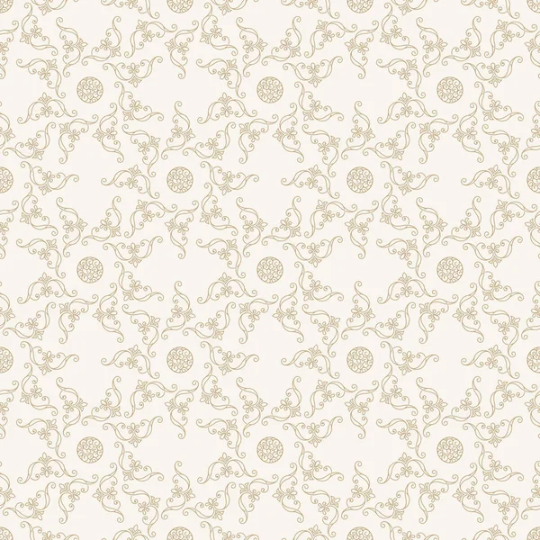Nahtlose islamophobe Muster. Vintage floralen Hintergrund — Stockvektor