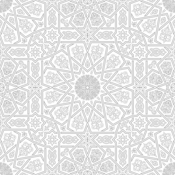Seamless islamic Moroccan pattern. Arabic geometric ornament