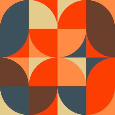 Geometrik basit renksiz desen. Soyut minimalist poster. İskandinav geçmişi