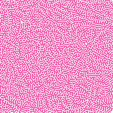 Pembe vektör difüzyon arka planı. Labirent biçiminde organik desen