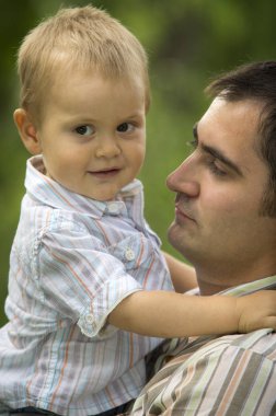 Baba ile bebek evlat Park