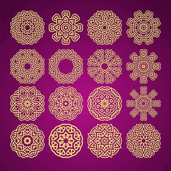 Mandala motif vecteur — Image vectorielle