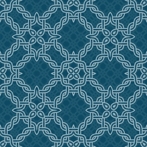 Knot tribal seamless pattern — Stock Vector