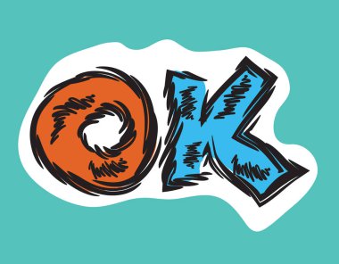 Çizgi film kelime Ok retro tarzı