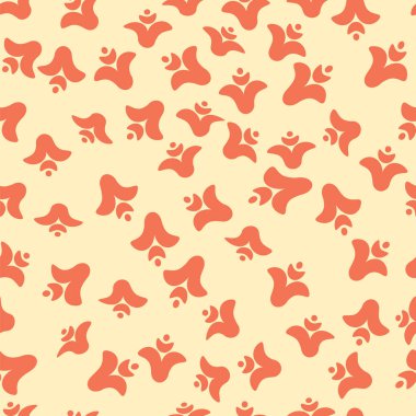 soyut kırmızı çiçek çiçek