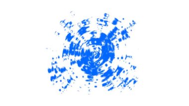 Konsantrik soyut mavi dalgalar dalgaların. Dairesel Radyal hareket video