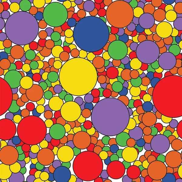 色のドットの抽象的な背景。ベクトル図. — ストックベクタ