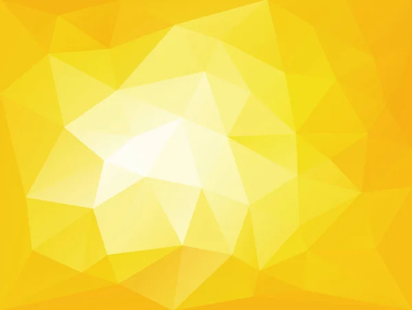 Yellow horizontal low polygonal — Stock Vector