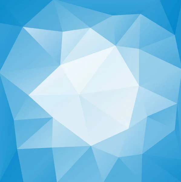 Blå låga polygonal bakgrund — Stock vektor