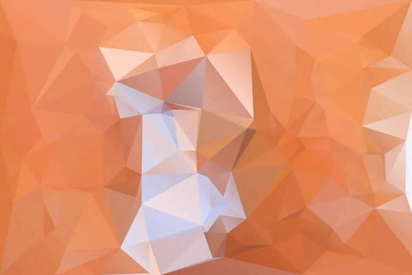 Oranje lowpolygonal vector achtergrond — Stockvector