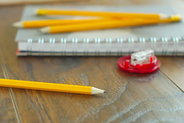 Anotador lápiz organizador de la educación — Foto de Stock