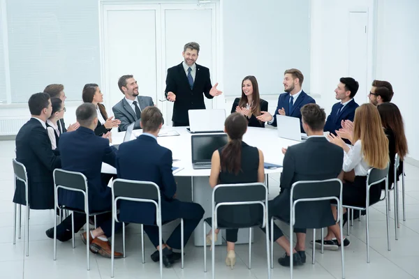 Indoor business conference for managers. — Stock Photo, Image