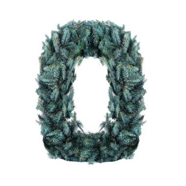 Noel alfabe üzerinde beyaz izole