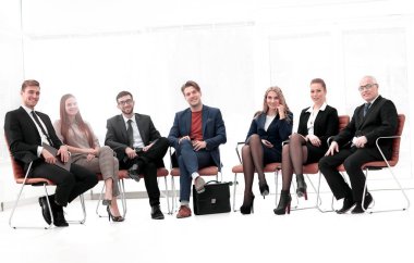 Bir parti bir soruya cevap bir iş toplantısında konuşmacı