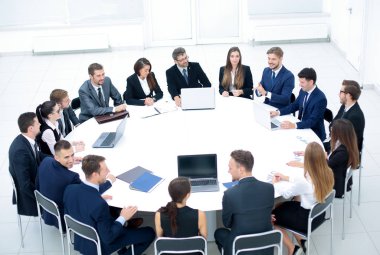 Çeşitli iş insanlar toplantı seminer kavramı