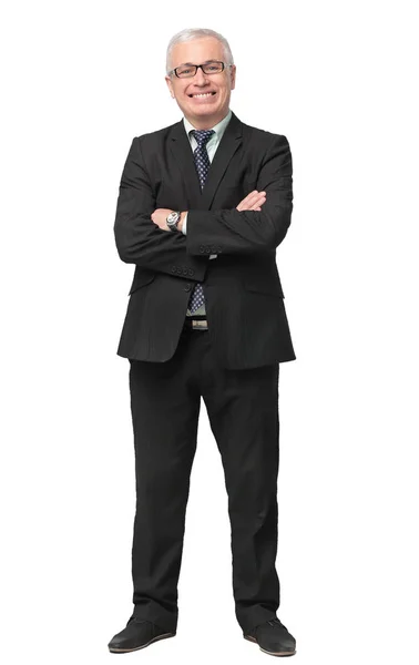 Full body shot of a well dressed businessman — Stock Photo, Image