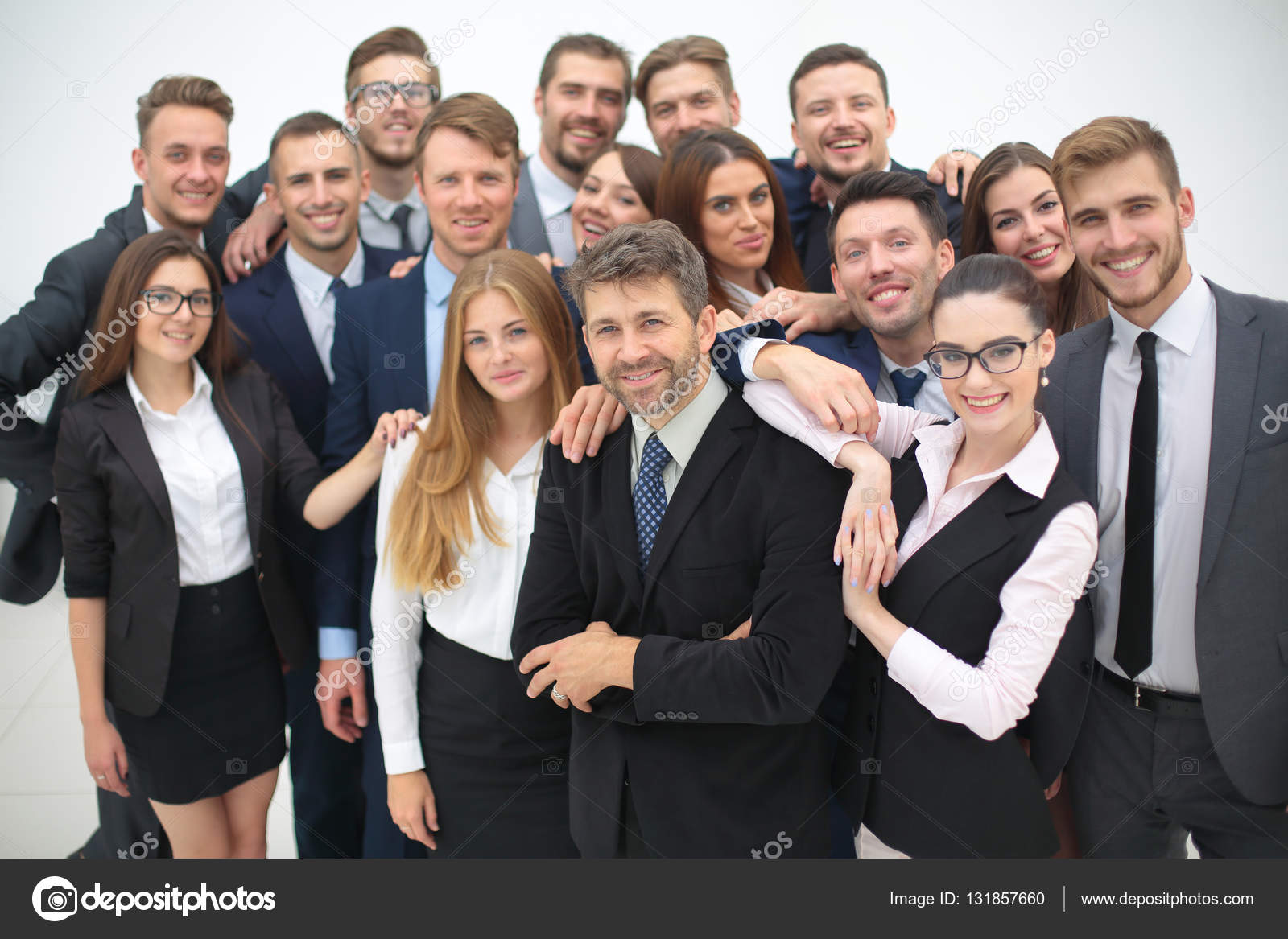 Потенциальная команда. Портрет успешной команды предпринимателя. Команда бизнесменов фото без лиц.