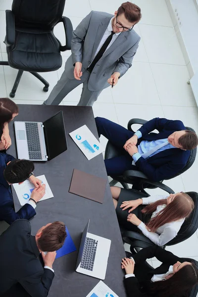 Business People Meeting Communicatie Discussie Werkbureau Concept — Stockfoto