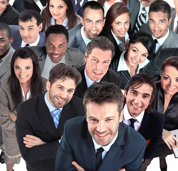 Group of business people. Isolated over white background — Stock Photo, Image