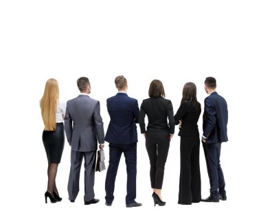 Başarılı iş takım ayakta arka yüzü yukarı arıyor