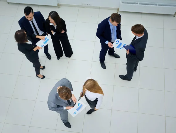 Visão superior dos empresários — Fotografia de Stock