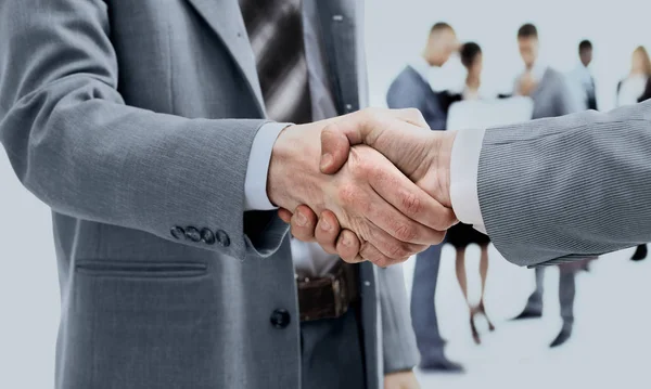 事業者の握手及び事業者 — ストック写真