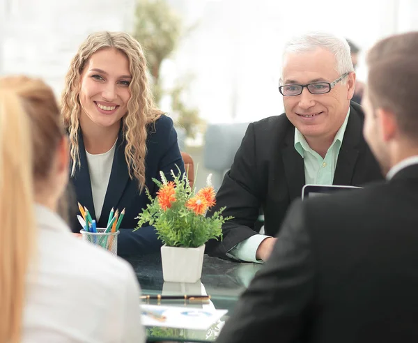 Équipe de gens d'affaires Travail d'équipe Coopération et partenariat Concevoir — Photo