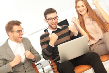 Başarılı iş takım büyük iş bitmiş