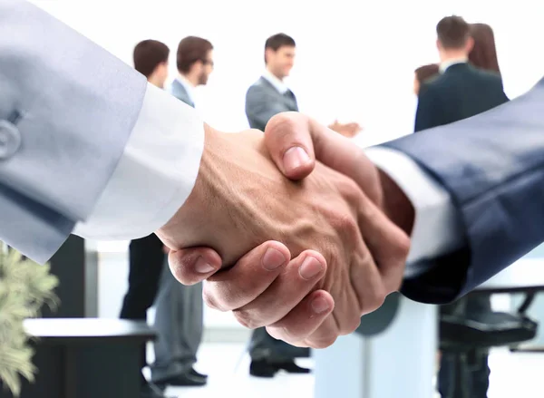 Success concept in business - handshake of business partners — Stock Photo, Image