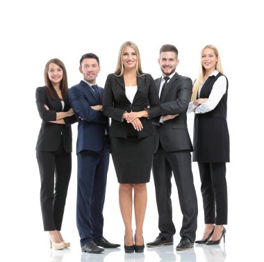 Başarılı ve mutlu genç Kişilik ekibin