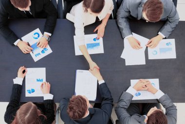 iş insanlar el sıkışma