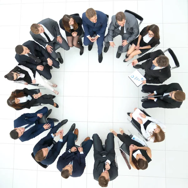 Reunión de equipo empresarial Concepto de estrategia de lluvia de ideas — Foto de Stock