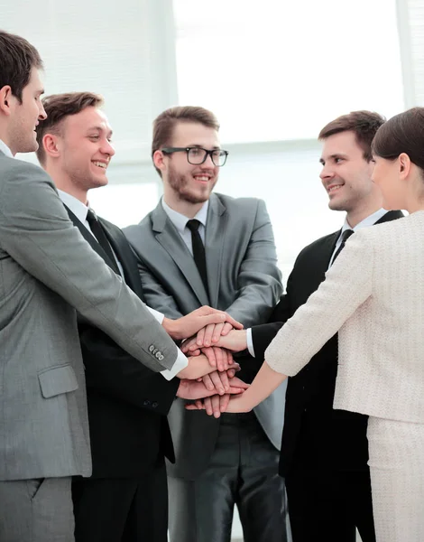 Begreppet rekrytering: den business-team och nya medarbetare är — Stockfoto