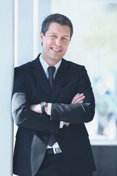 Portrait of a handsome business man — Stock Photo, Image