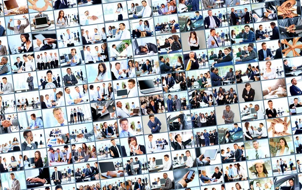 Collage from business picture — Stock Photo, Image