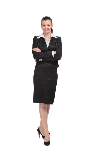 Portrait of businesswoman  isolated on white background — Stock Photo, Image