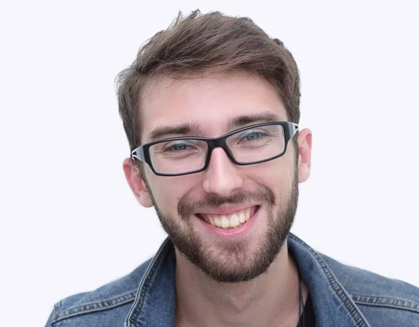 Portrait of a modern young man in spectacles — Stock Photo, Image