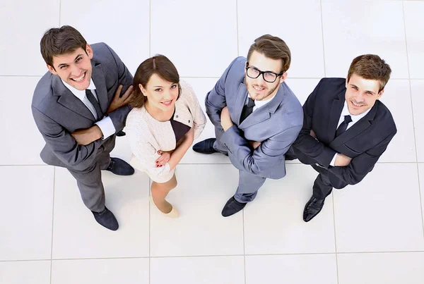 View from the top. successful business team — Stock Photo, Image