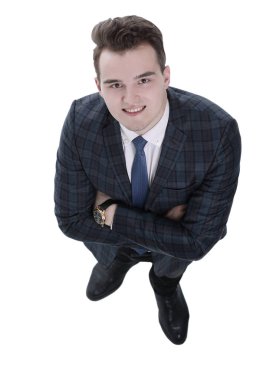 iş concept.view saygı değer iş adamı üstünden