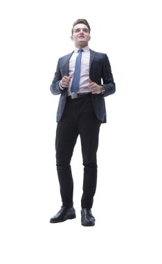 iş kıyafeti başarılı genç adam.