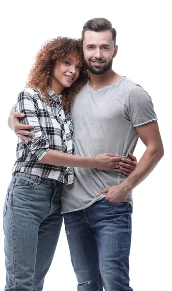 Portrait of a smiling young couple. — Stock Photo, Image